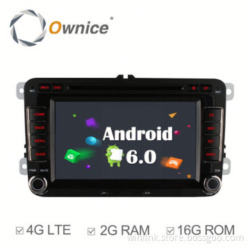 Ownice 4 Core Android 6.0 car radio player for VW Volkswagen polo support TV OBD DAB GPS NAVI RADIO Built 4G LTE